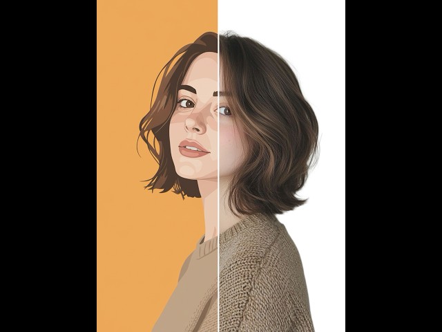 Google Nano Banana & Adobe Illustrator - Tutorial on creating vector art portraits #ducthangds