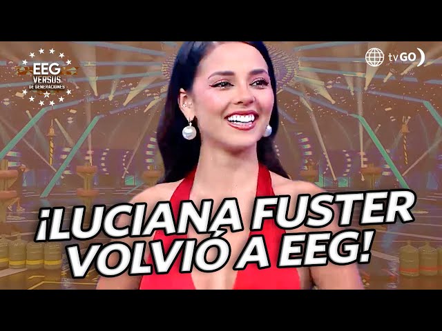 EEG Versus Generations: Luciana Fuster returned as host of EEG