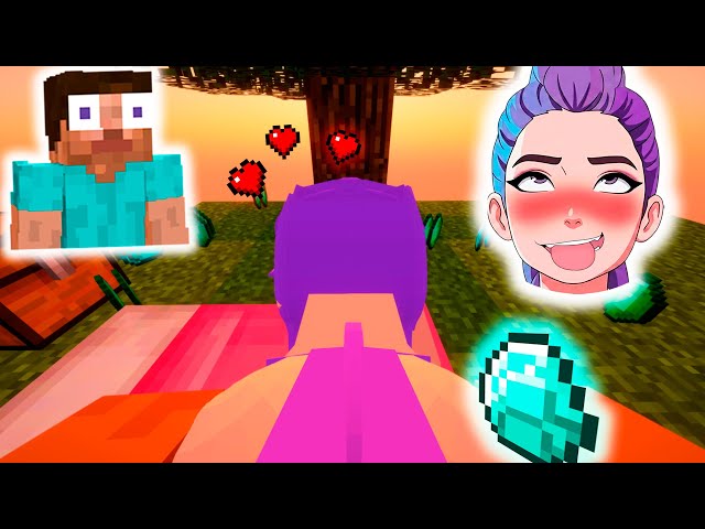 UPDATE I Gave Jenny-RUMI Tyan a Diamond in Minecraft Skyblock… THIS HAPPENED