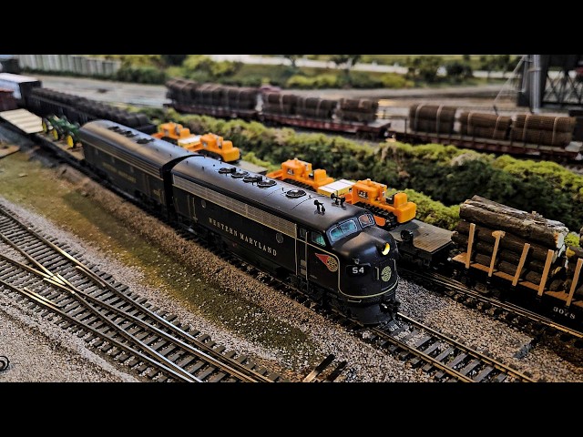 Keith Albright's beautiful HO Layout! A model railroad built for Railroad Operations!