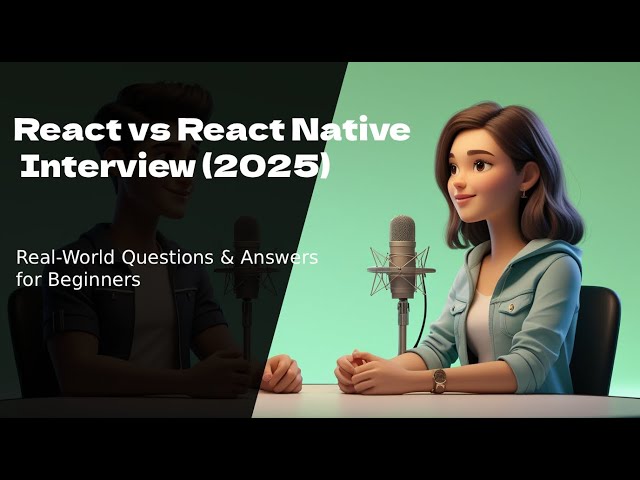 React vs React Native Interview (2025) | Real-World Questions & Answers for Beginners