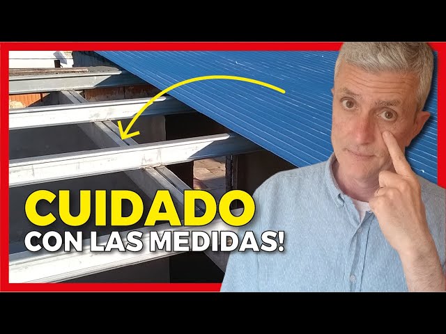 👌 Choose the C-profile like this and your sheet metal roof will NEVER fail!!