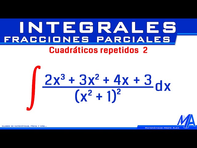 Integration by Partial Fractions | Repeated Quadratic Factors 2