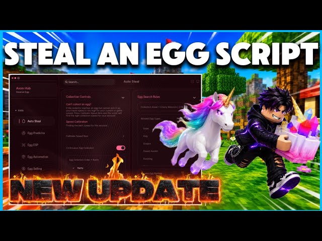 [UPDATE] Steal An Egg Script Roblox Pastebin — Egg Predictor, God Mode, Auto Steal, Instant Steal