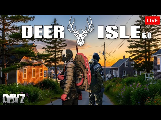 This Time We’ll Play Smart… Right? 😬 | DayZ Deer Isle 6.0 💀 | 🔴LIVE (1440p]