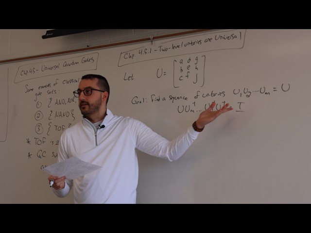 Two-level unitaries are universal | Quantum computing 104