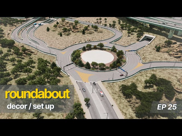 Highway Roundabout From Scratch (TM:PE Setup) | Cities:Skylines Green Haven Ep.25