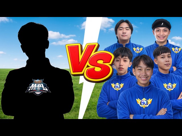 1 PRO PLAYER VS 5 CONTENT CREATORS