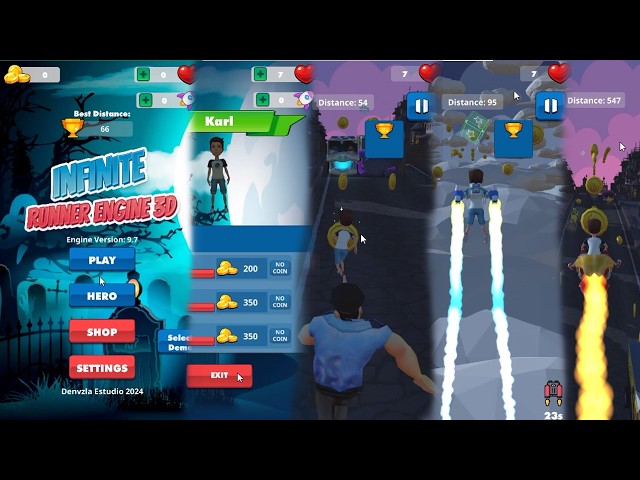 Unity3D extreme parkour engine project