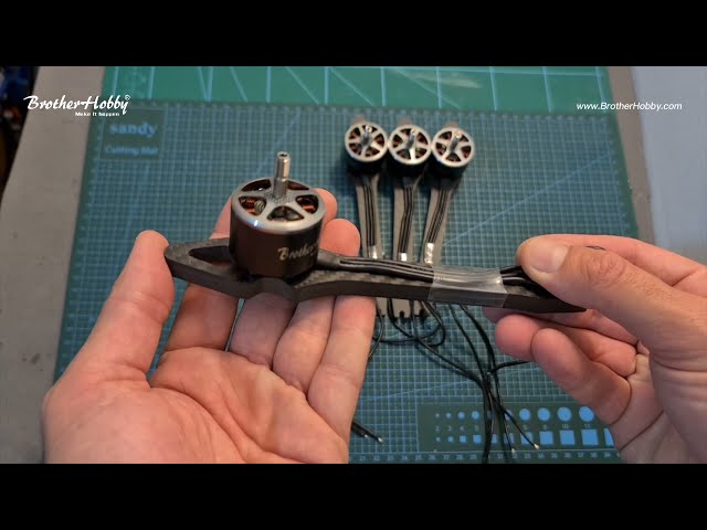 BrotherHobby Avenger 2816 1050KV Motor test
