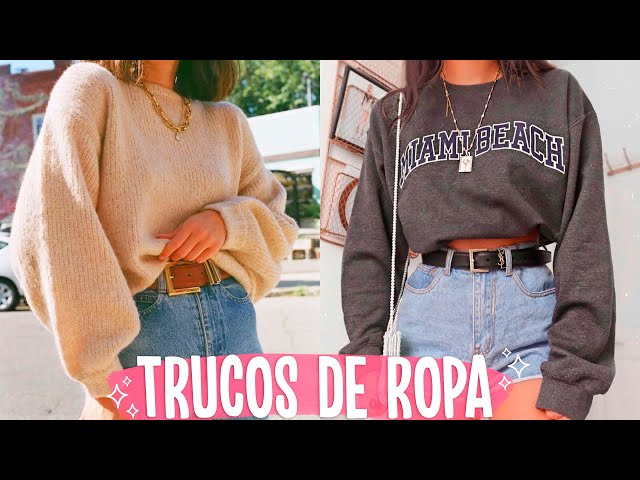 15 CLOTHING TRICKS YOU NEED TO KNOW! FASHION TRICKS - Belen Tutorials
