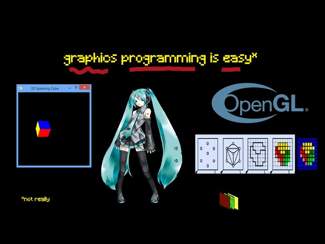 graphics programming is easy, actually