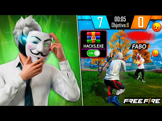 LE JUEGO PVP A MI AMIGO EN CELULAR CON HACKS 😰🔥 FREE FIRE