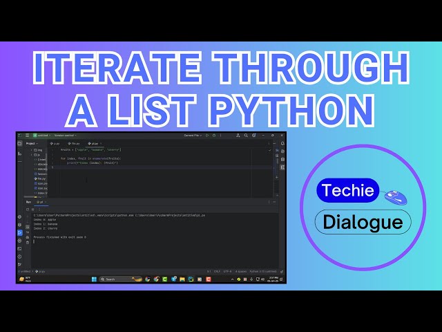How to Iterate Through a List Python - For Beginners [2025]