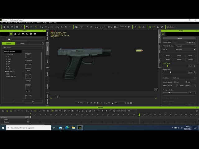How to Animate a Gun/Pistol Using Iclone