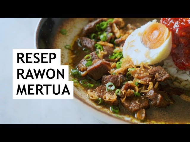 MENU BUKA PUASA BARENG KELUARGA - RESEP RAWON MERTUA