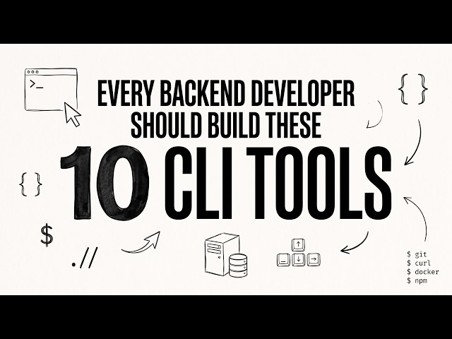 I’m Building 10 Tools Every Backend Developer Should Have