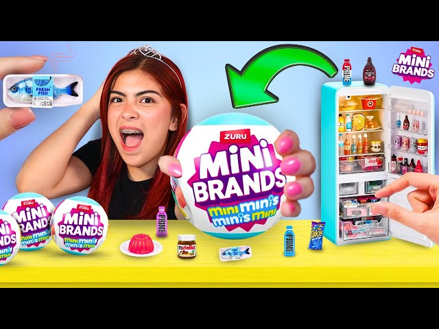 I bought the VIRAL MINIATURE REFI😱✨ Mini Brands💖