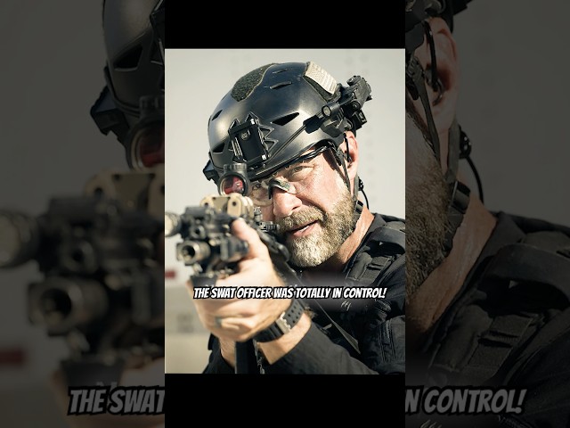 The SWAT officer was totally in control!#foryou #swat #shortvideo #police