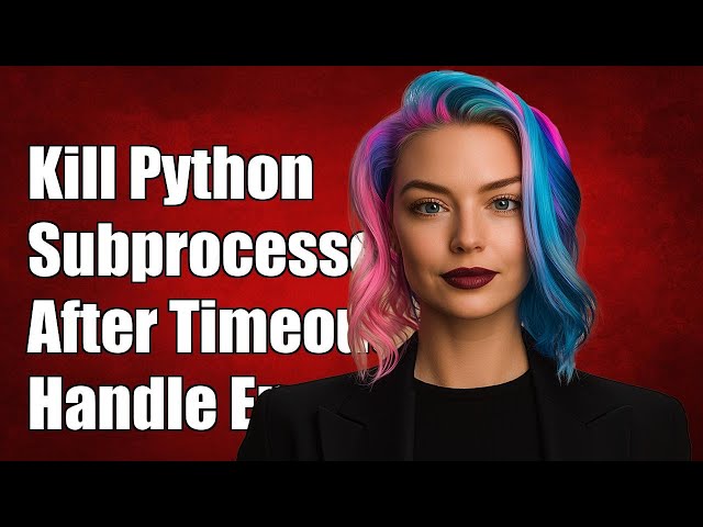 How to Kill Python Subprocess Children After TimeoutExpired Exception