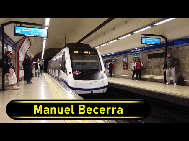 Metro Station Manuel Becerra - Madrid 🇪🇸 - Walkthrough 🚶