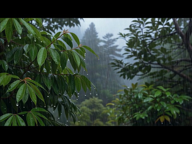(No ADs) Gentle Rain Sounds ASMR: Deep Sleep Therapy, Relaxation & Peaceful Night Ambience