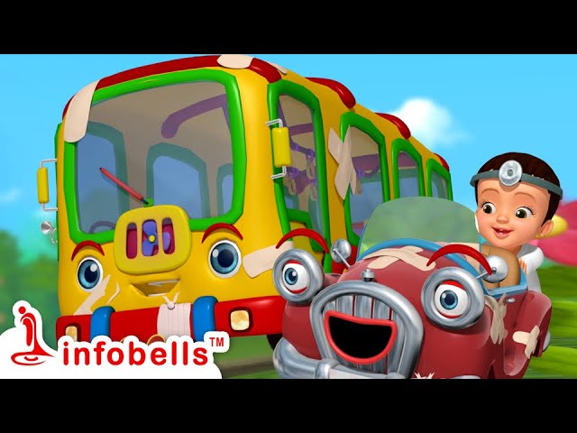 വണ്ടിക്ക് അസുഖമാണ് - Sick Song - Playing with Toys | Malayalam Rhymes | Infobells #toysplay