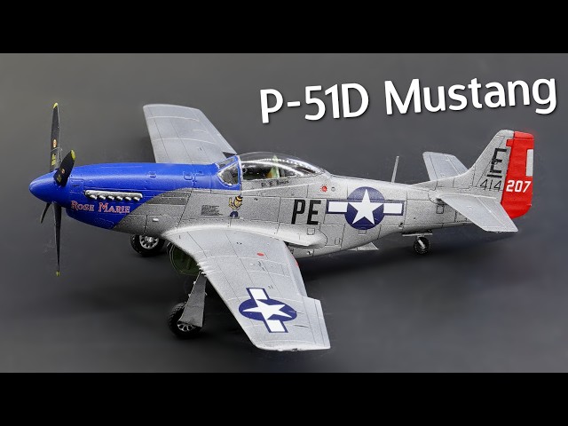 Building The North American P-51D Mustang in 1/72 Scale! Airfix Plastic Model Kit Build & Review