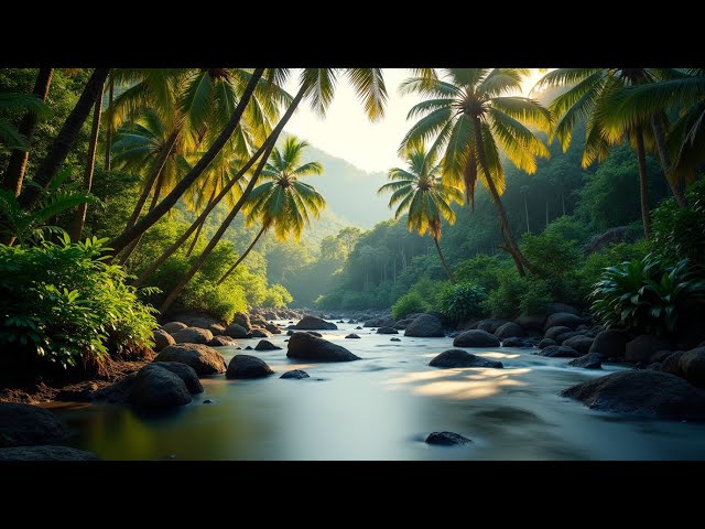Serene Stream for Stress Relief and Rest