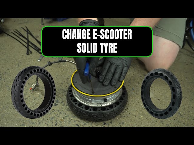 How to Change a Solid Tyre on Your Electric Scooter | Ride Electric