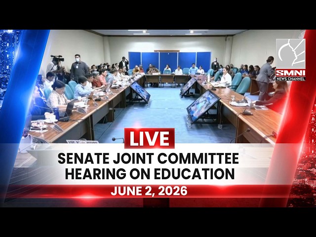 LIVE | Senate Joint Committee Hearing on Education | June 2, 2026