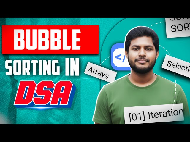Bubble Sort in Telugu | DSA Series Ep.11 | Easy Step-by-Step Sorting 🔥