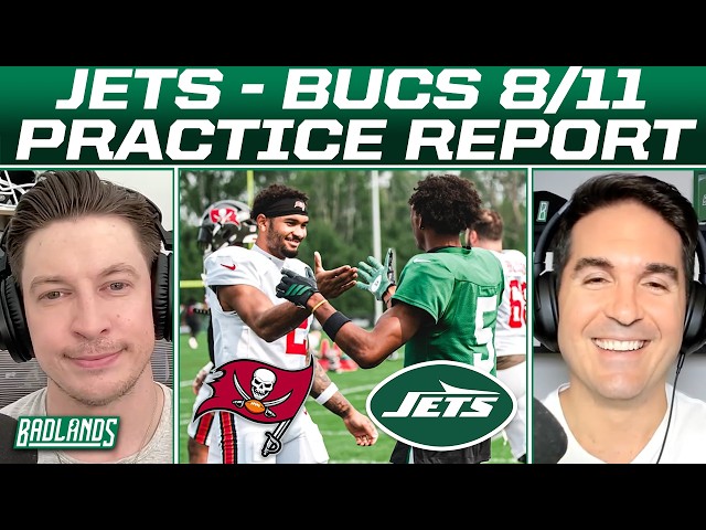 New York #Jets Joint Practice vs. Bucs REACTION (BADLANDS)