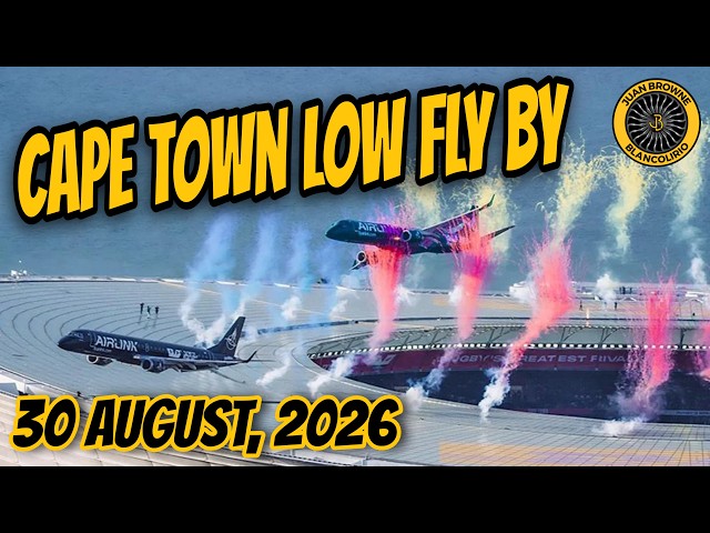 Cape Town Low Flyby 30 Aug 2026
