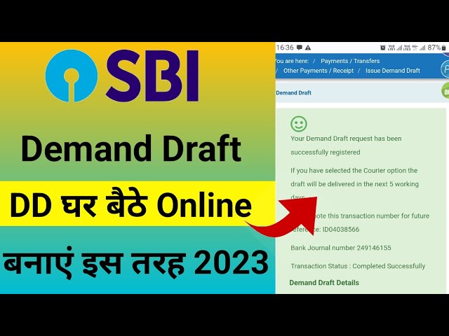 How to make DD online in SBI | How to make DD online in SBI 2023 | SBI DD online