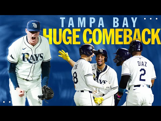FULL COMEBACK: The Rays RALLY from 8-0 down to win the game!