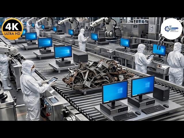 Inside Dell’s Recycling Factory: How Old Iron Becomes Modern Computers (Full Process)