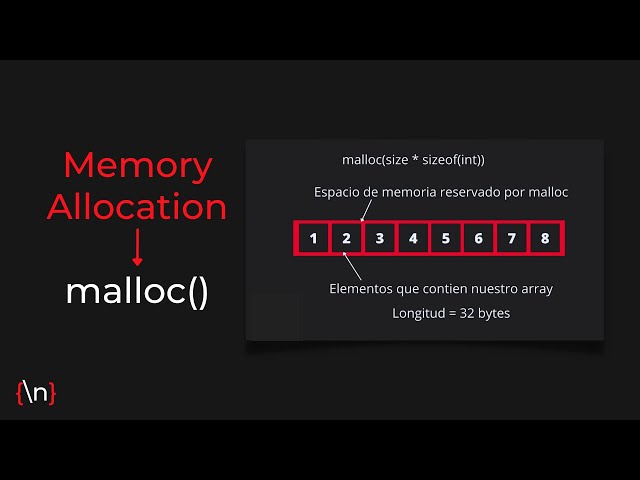 Manejo de la memoria dinámica en C - malloc