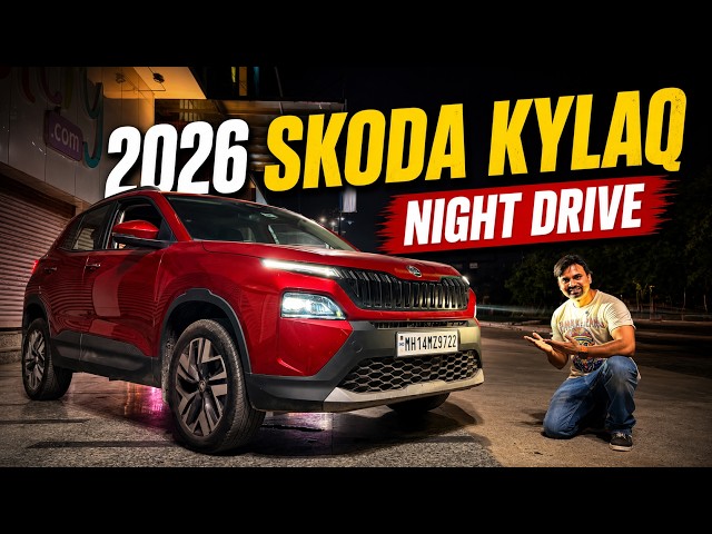 Night Drive In New Skoda Kylaq 2026 | Is This The Best Compact SUV? @journoankit