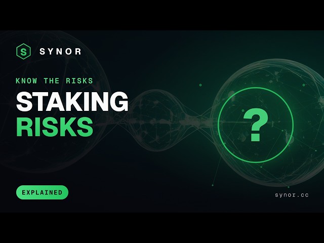 Crypto Staking Risks Every Beginner Should Know | Synor Crypto
