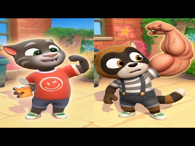 Talking Tom Cat New Game 2026 vs Talking Roy Raccoon Game (Concept) Gameplay