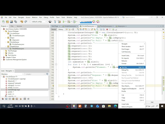 Assignment #3 | Data Structure: Using Queues