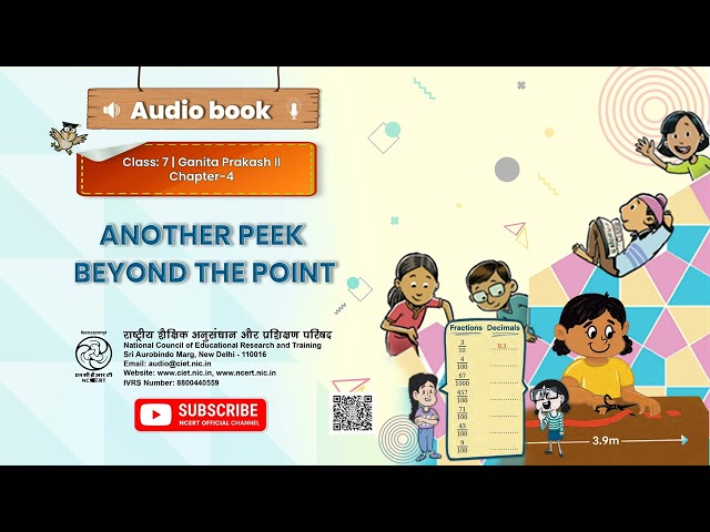 NCERT AudioBook Ganit Prakash II Mathematics in Eng Class 7 Chapter 04 Another Peek Beyond The Point