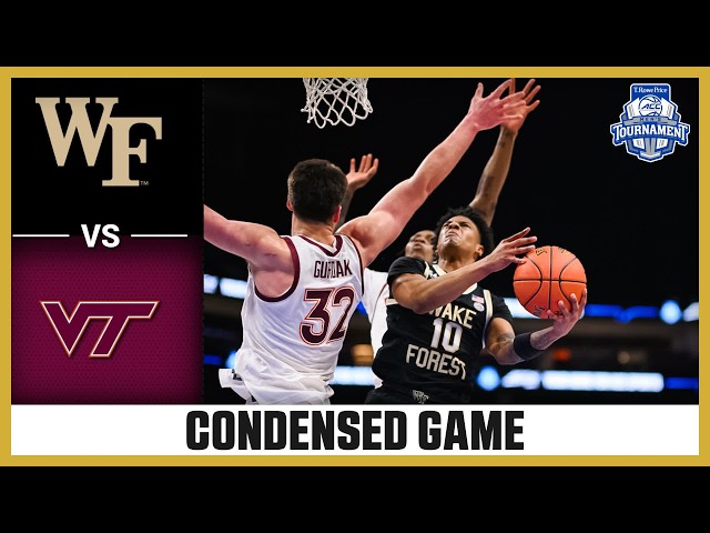Wake Forest vs. Virginia Tech Condensed Game | 2026 T. Rowe Price ACC Men's Basketball Tournament