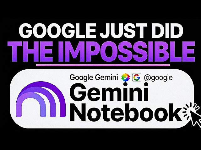 New Gemini Notebook Update is INSANE!