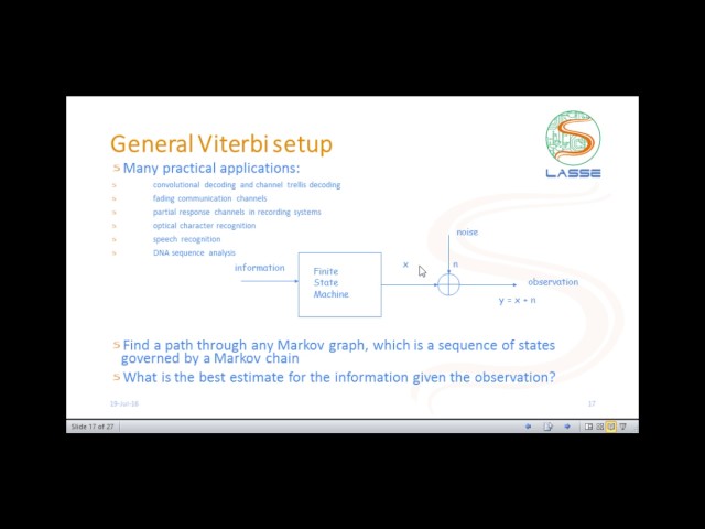 Codificação de Canal: Códigos Convolucionais - General Viterbi setup
