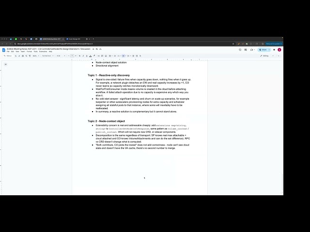 Kubernetes SIG Storage - ControllerNodeGetInfo Design Discussion 2026-05-12