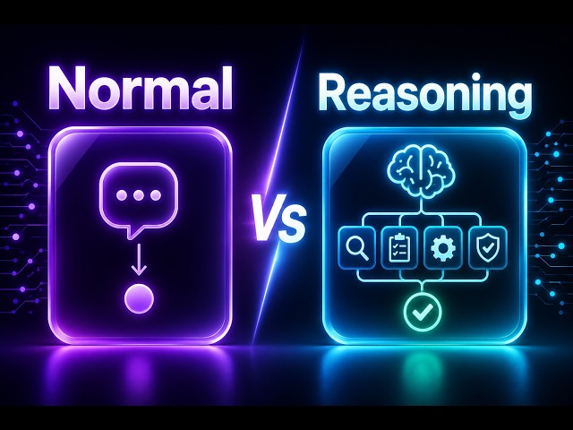 What's Actually Different? | LLMs vs Reasoning Models: Explained in 5 mins