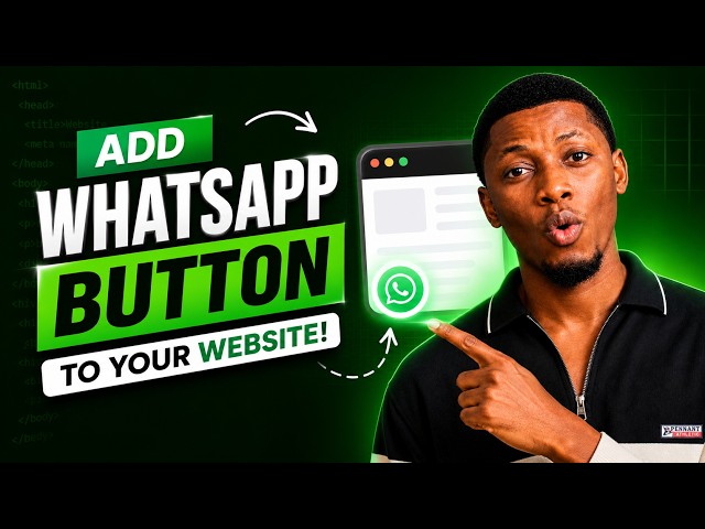 Add a Floating WhatsApp Chat Button to Your Website (HTML & CSS)