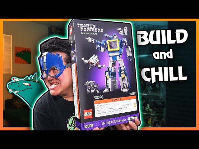 Building the LEGO Transformers SOUNDWAVE [Build and Chill]